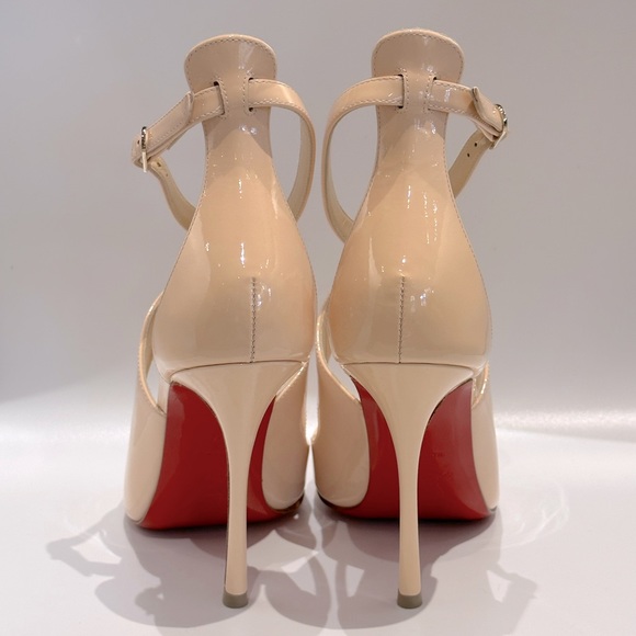 New authentic Christian Louboutin Makefissima Nude/Pink Patent leather Heel - Picture 11 of 13